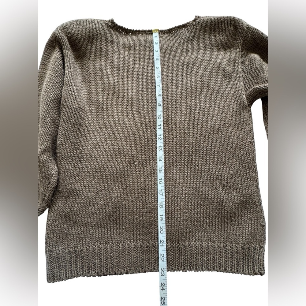 Vintage Counterparts Floral Knit Fall Winter Thick Retro 90s Sweater Size Medium - Picture 12 of 14